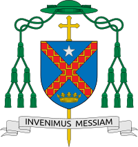Coat of arms of Christopher Randall Cooke, Auxiliary Bishop of Philadelphia.svg