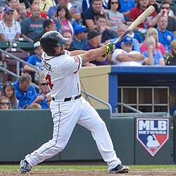 Cody Decker, during his tenure with the Chihuahuas, at 2015 Triple-A All-Star Game Cody Decker, 2015 Triple-A All-Star Game.jpg