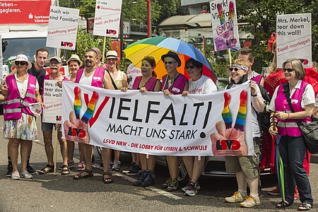 Cologne Germany Cologne Gay Pride 2015 Parade 13