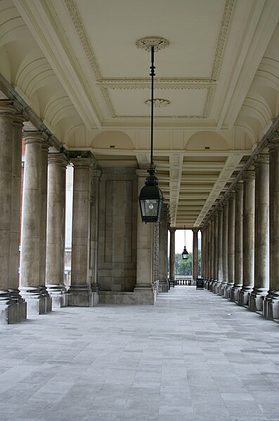 File:Colonnaded walkway, Greenwich Hospital .jpg