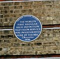 Commemorative blue plaque - Alexandra Palace, world's first High-Definition Television Service.jpg