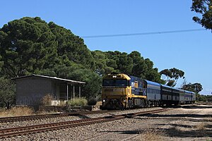 Coomandook railway station Overland April 2023.jpg