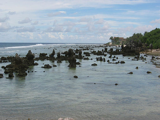 Coral reef on Nauru