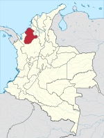 Location of Córdoba