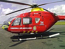 The former Cornwall Air Ambulance - G-KRNW - a Eurocopter EC135 Cornwall Air Ambulance.jpg