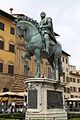 Kosma I Medyceusz. Piazza della Signoria we Florencji