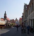 Cottbus: Blick über dem Altmarkt