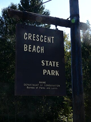 <span class="mw-page-title-main">Crescent Beach State Park</span> State park in Cumberland County, Maine