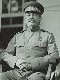 И. В. Сталин Тегеранан конференцехь