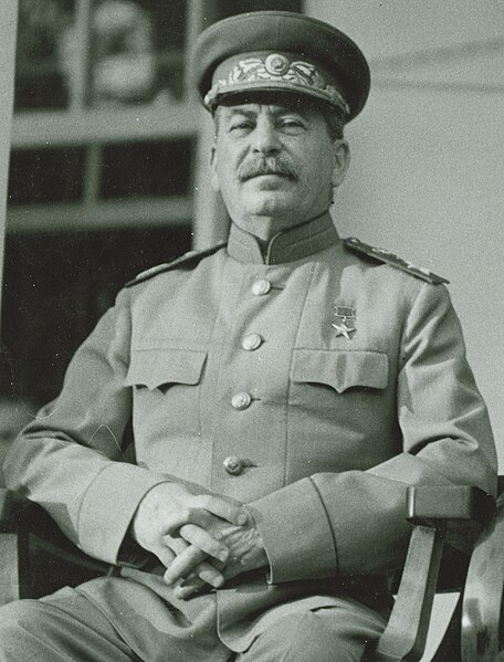 Soviet leader Joseph Stalin met Yugoslav officials in Moscow in February 1948, shortly before the split.