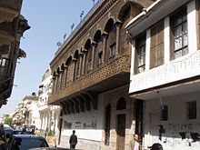 Typical historic Damascene street