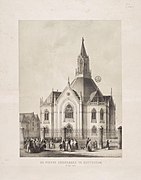 L'église en 1849