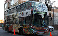 Decorated fan bus in Johannesburg 06-19