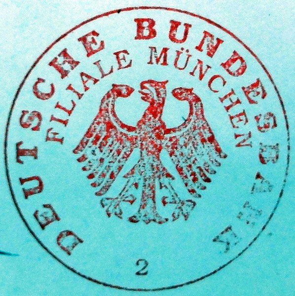 File:Deutsche Bundesbank - Filiale München — Siegelabdruck.JPG