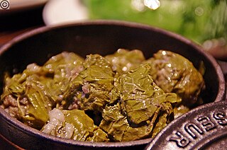 Dolma a category of stuffed dishes