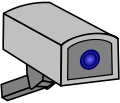 Drawing of a CCTV Camera.svg