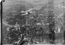 Luftaufnahme von Walter Mittelholzer, 1919