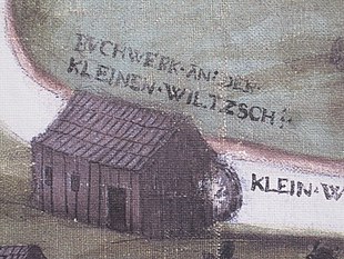 Pochwerk an der Kleinen Wilzsch östlich von Blechhammer