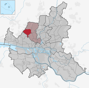 situo de la kvartalo en Hamburgo