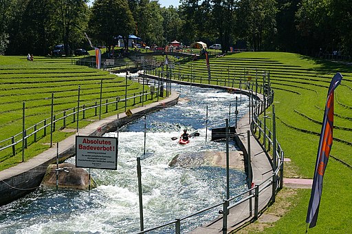 Eiskanal passing Corkscrew entering Carousel