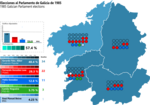 Miniatura para Elecciones al Parlamento de Galicia de 1985
