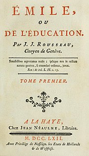 cover van Émile de Rousseau