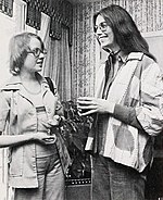 Harris (right) in 1976