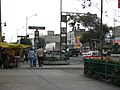 En av nedgangene til Guerrero stasjon Linje B, langs Mosqueta gaten