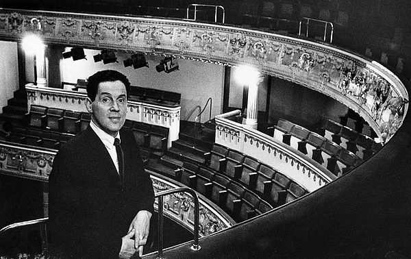 Josephson as newly appointed director of the Royal Dramatic Theatre in 1965.