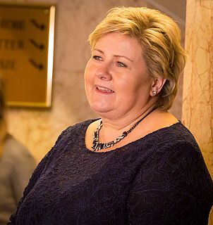 Erna Solberg Norwegian politician and prime minister