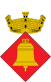 escut de Sant Martí Sarroca, amb una campana
