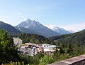 Blick von der Brennerautobahn ins Stubaital