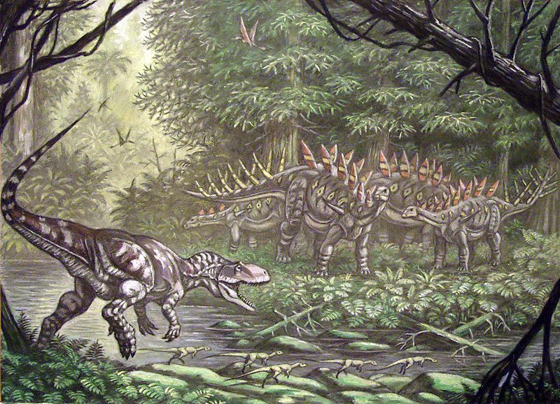 File:Eustreptospondylus attacking Lexovisaurus.jpg