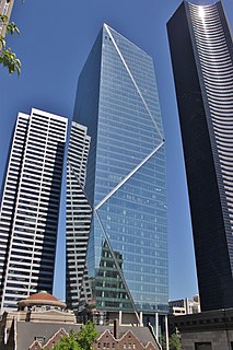 <span class="mw-page-title-main">F5 Tower</span> 660-foot-tall skyscraper in Downtown Seattle, Washington