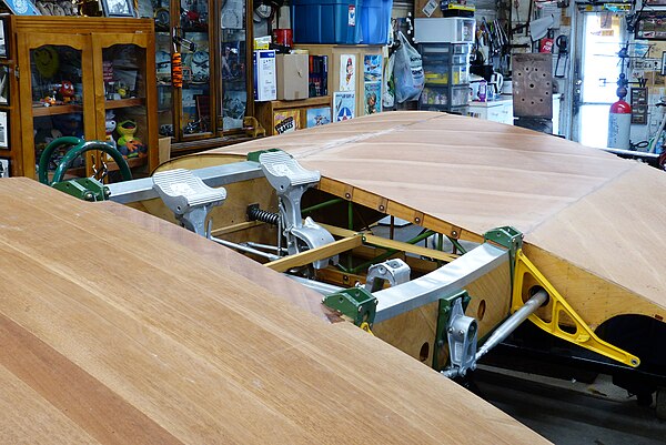 PT-19 plywood wing center section