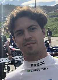 Mistr světa Formule 2 v roce 2022 Felipe Drugovich