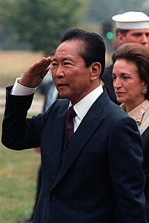 Ferdinand Marcos President of the Philippines from 1965 to 1986