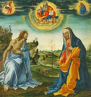 <i>Apparition of Christ to the Virgin</i>