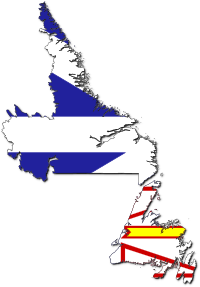 Flag-map of Newfoundland and Labrador.svg
