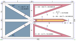 Flag of Newfoundland and Labrador (construction sheet).svg