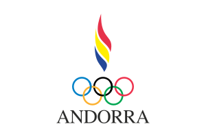 File:Flag of the Andorran Olympic Committee.svg