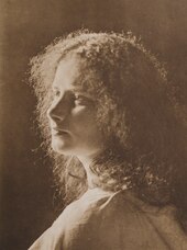 Marie von Oriola, Studienkopf, um 1897