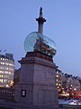 Fourth Plinth - Trafalgar Square, London - Ship in a bottle - replica of HMS Victory (6427094575).jpg