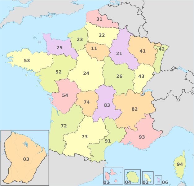 File:France, administrative divisions - Nmbrs (+overseas) - colored.svg