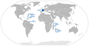 Miniatuur voor Franse overzeese departementen en regio's
