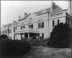 «Amitié», le domaine de John R. McLean, Wisconsin Avenue à Porter House NW, Washington, DC, construit en 1898, par Frances Benjamin Johnston