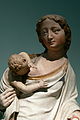 Virxe de la lleche, escultura gótica de la Baxa Austria, hacia 1380.