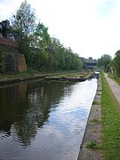 Gauging station near Engine Arm Aqueduct (C, corrected speling)