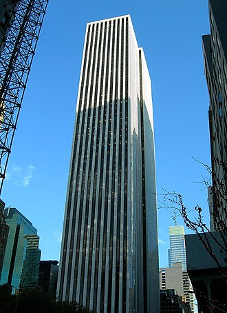 Nace has criticized corporations such as General Motors for having too much political influence. GM headquarters in New York City. General Motors Building.JPG