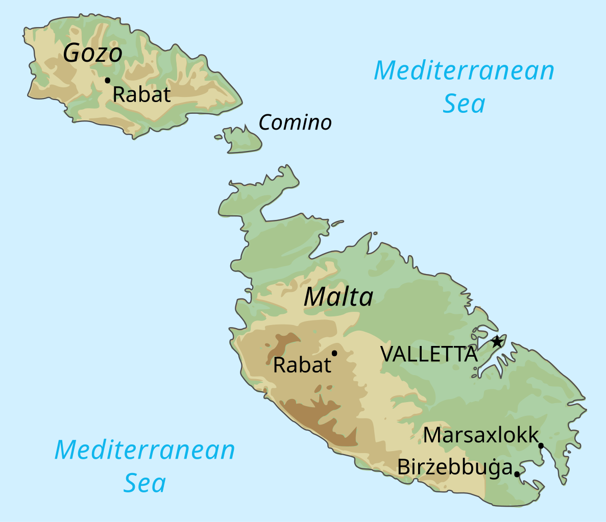 Fichier:General map of Malta.svg — Wikipédia